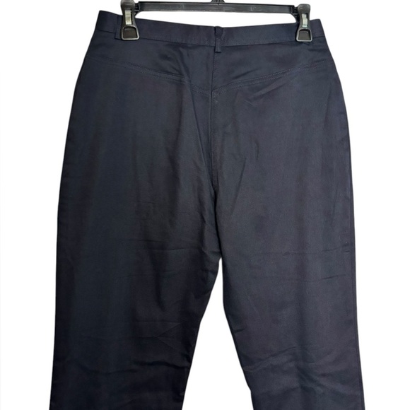 Alain Manoukian Navy Straight Leg  Business Casual Pant Size EU 40 - Picture 7 of 13